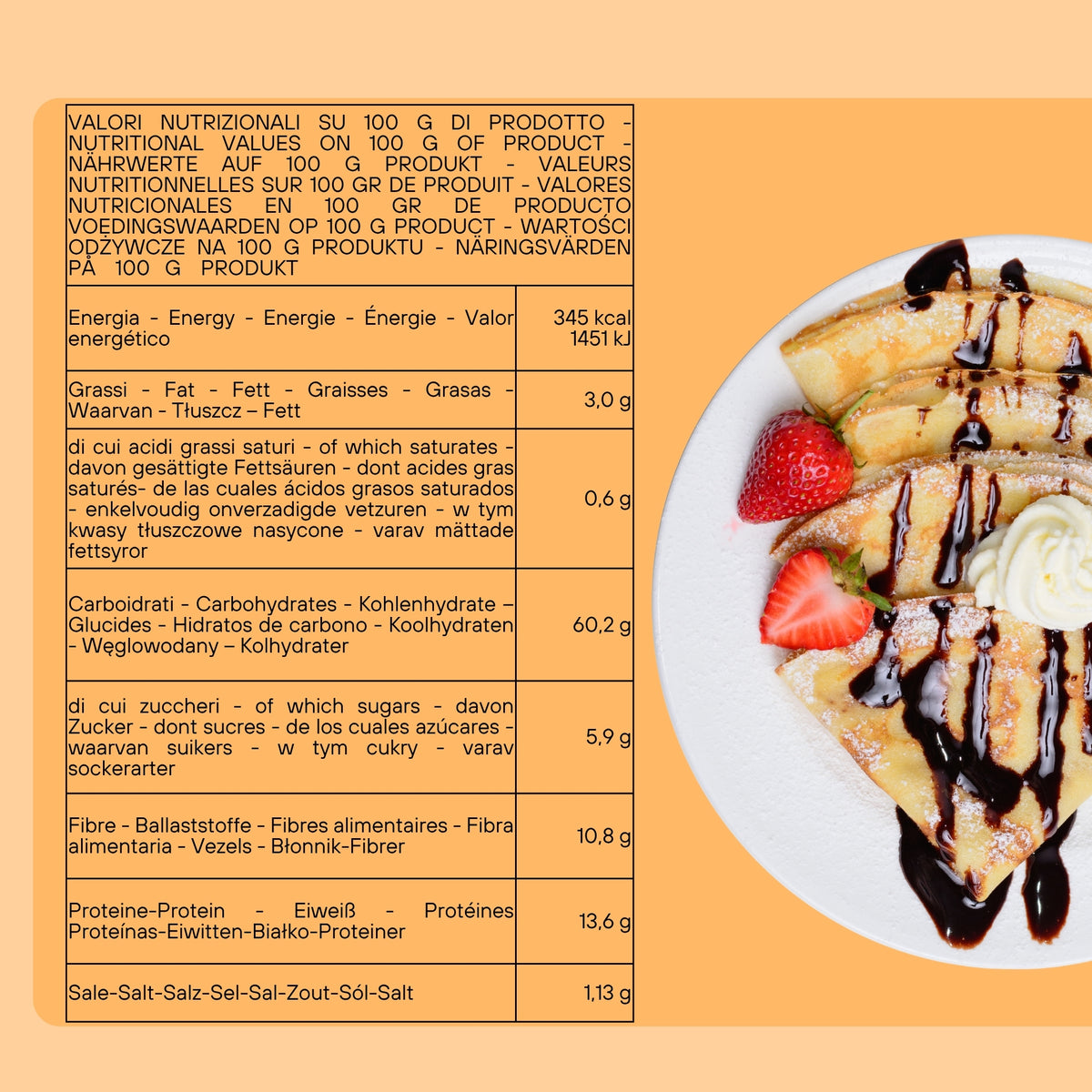 Crêpes Mix Senza Glutine | SaporePuro