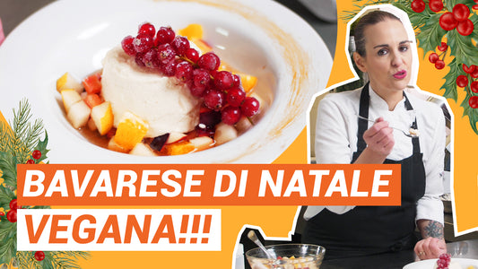 BAVARESE DI NATALE VEGANA - Ricetta facile e super golosa!!