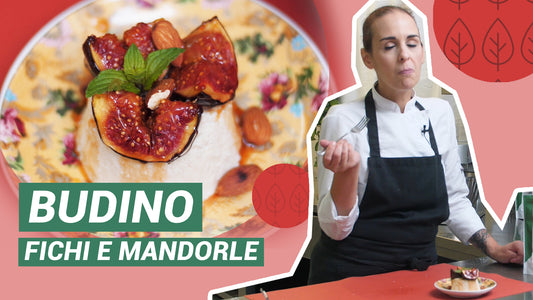 BUDINO RICOTTA, FICHI E MANDORLE - RICETTA SEMPLICE E VELOCE!