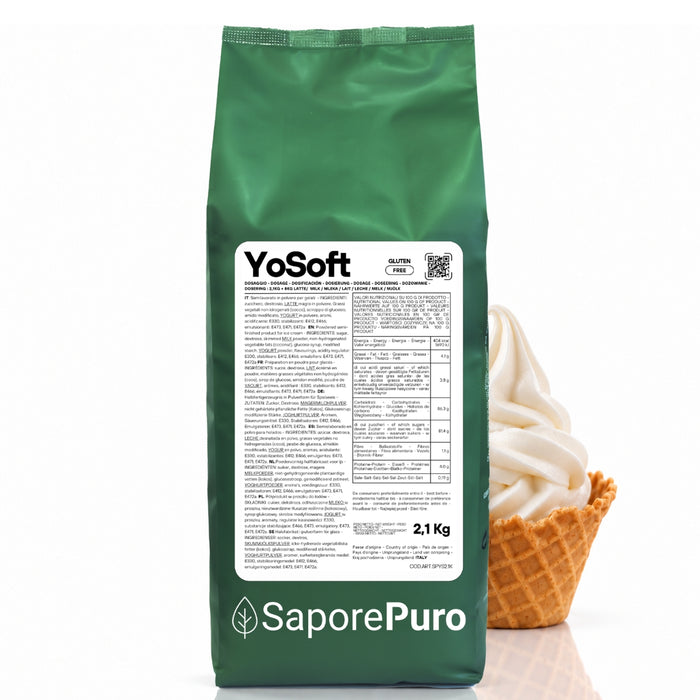 YoSoft - Base per Gelato Yogurt Soft - 2,1kg