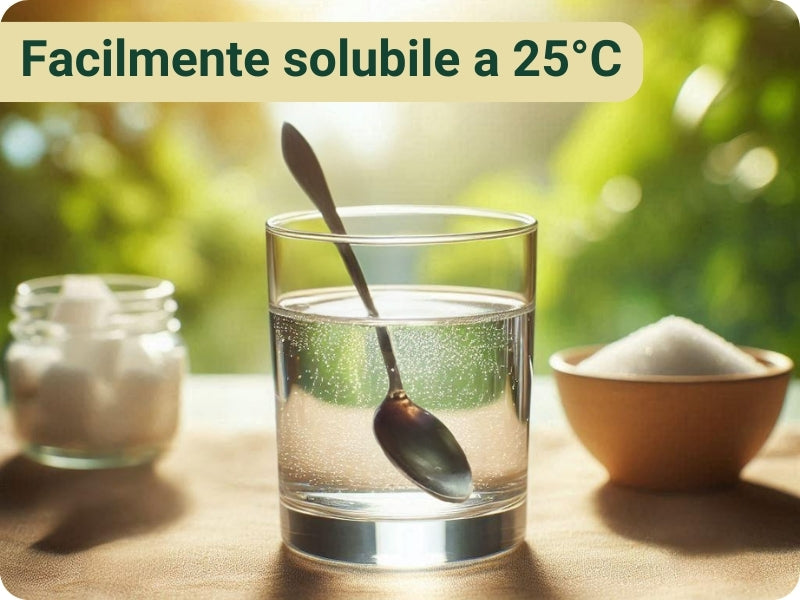 Inulina in polvere pura di SaporePuro, ingrediente per cucina e forno, 250g, fine e bianca, visibile in contenitore.