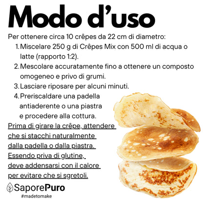 Crêpes Mix Senza Glutine | SaporePuro