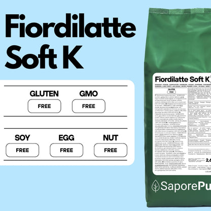 Fiordilatte Soft K – Base per Gelato Soft 2,6 kg