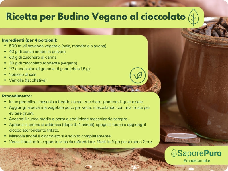 Farina di semi di guar SaporePuro, ingrediente naturale originale dall'India, confezionata in Italia, per cucina e prodotti da forno