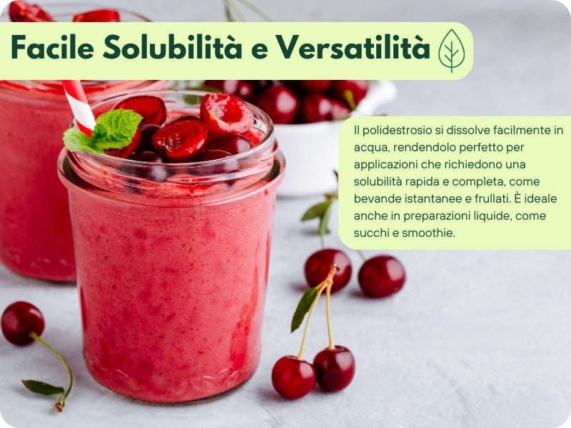 Polidestrosio SaporePuro, sostituto dello zucchero, con confezione visibile, ideale per migliorare la texture e ridurre le calorie.