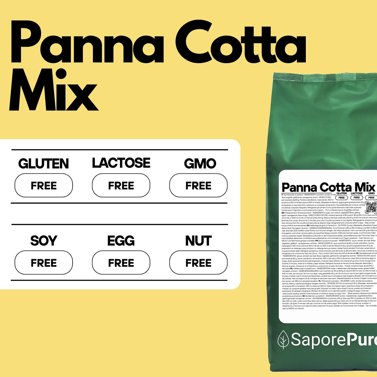 Panna Cotta Mix – Semilavorato in Polvere per Panne Cotte