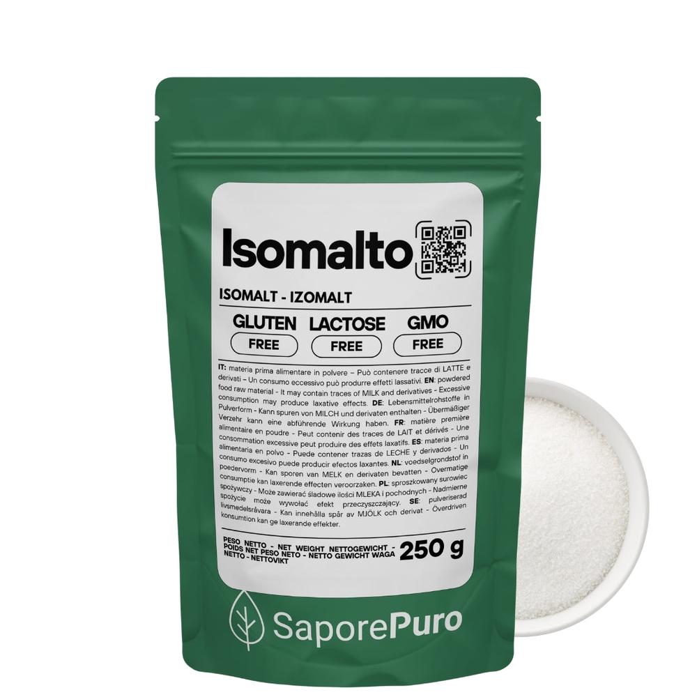 Isomalto SaporePuro origine Germania, dolcificante naturale per cucina e forno, in confezione visibile.