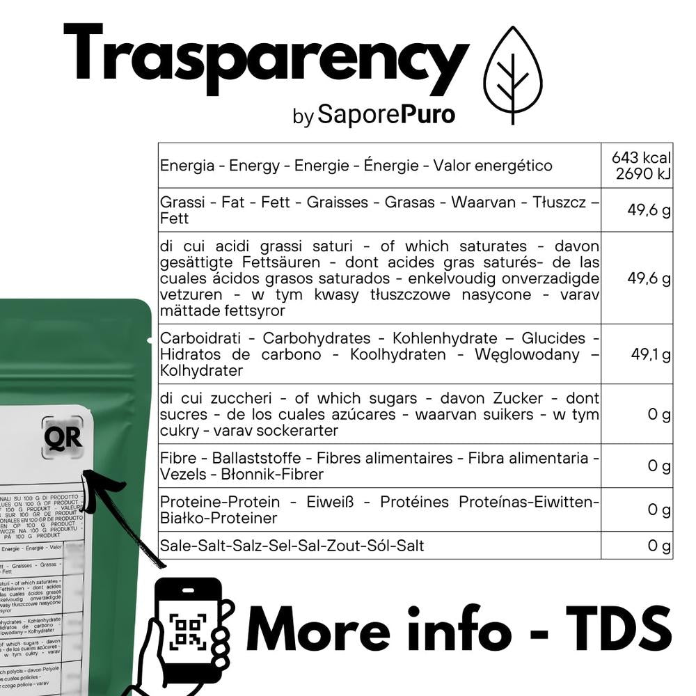 Esteri del saccarosio Sucresteri E473, ingrediente per cucinare e da forno, confezione SaporePuro, visibile in immagine