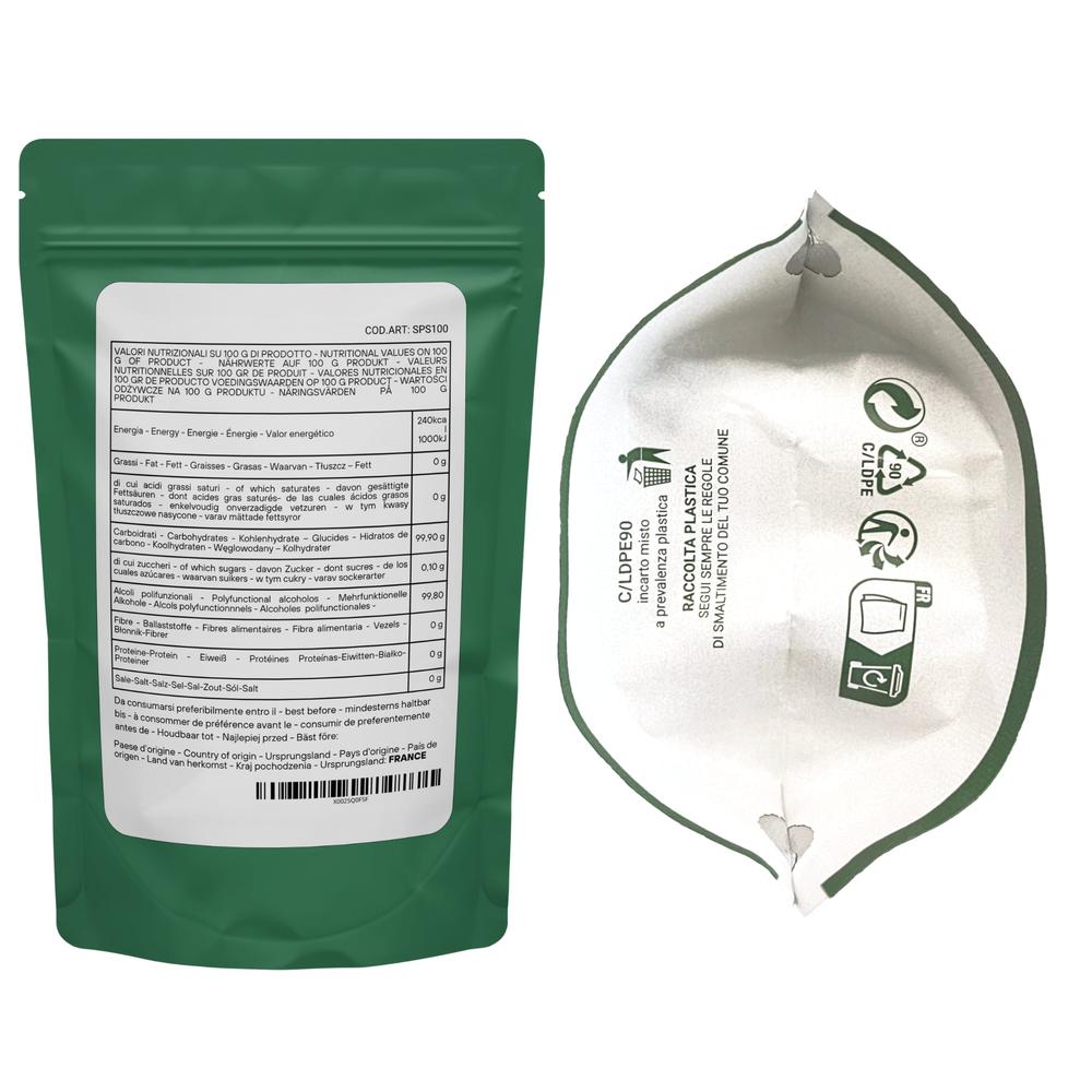 Sorbitolo SaporePuro, ingrediente per cucina e forno, ideale come dolcificante versatile per gelati e dolci morbidi.