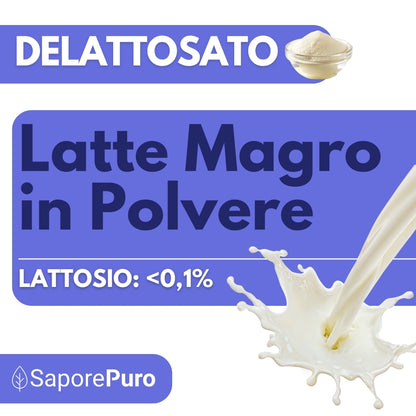 Latte Magro in Polvere Delattosato (Comunemente chiamato Senza Lattosio)  – 1 kg