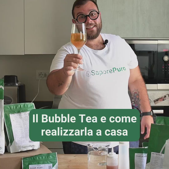 Bubble tea cucina molecolare saporepuro