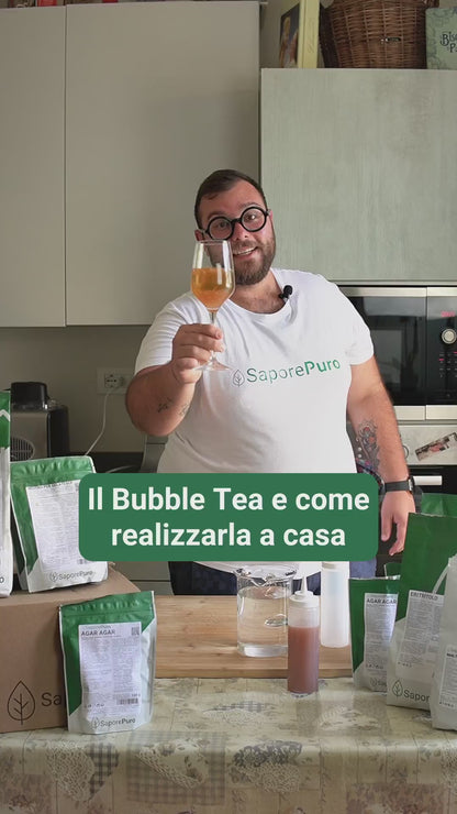 Bubble tea cucina molecolare saporepuro